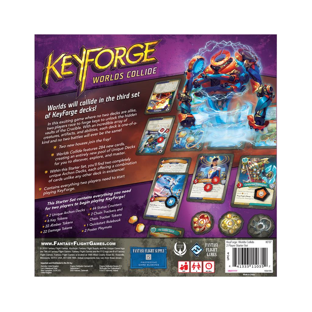 KEYFORGE WORLDS COLLIDE TWO PLAYER STARTER