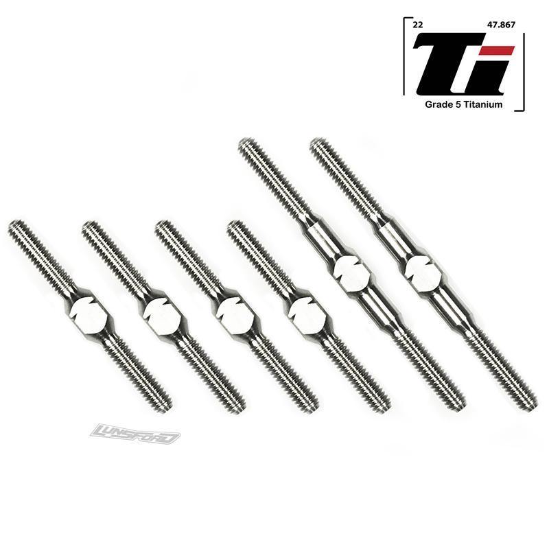 Carisma RC 2.5mm Titanium Turnbuckle Kit  LNS19000 - Excel RC