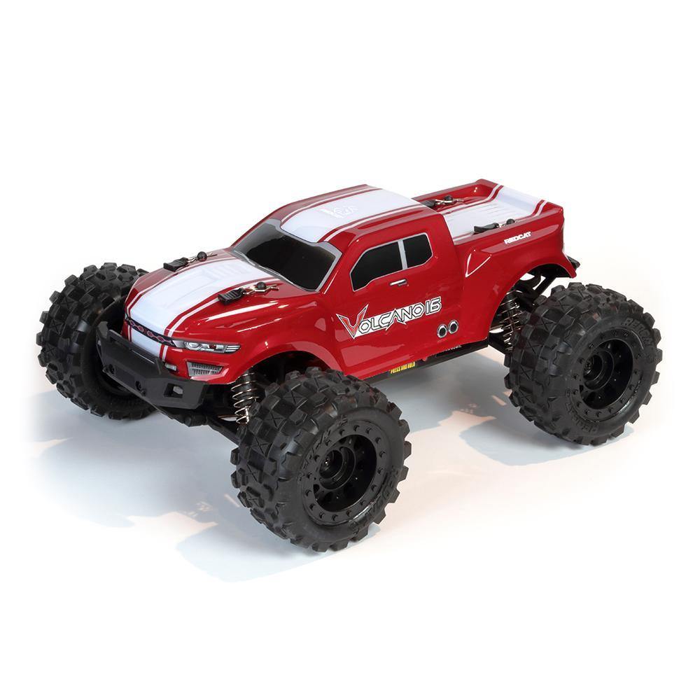 RedCat VOLCANO-16 1/16 SCALE BRUSHED ELECTRIC MONSTER TRUCK Red Volcano16 - Excel RC