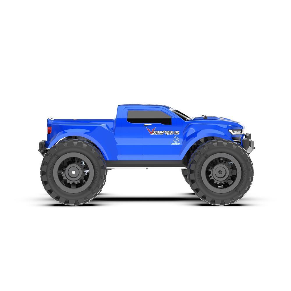 RedCat VOLCANO-16 1/16 SCALE BRUSHED ELECTRIC MONSTER TRUCK Blue RER13649 Volcano16 - Excel RC
