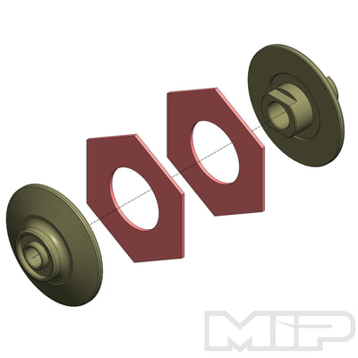 MIP #20080 - Slipper Clutch Kit, Losi Mini-T/B 2.0 Series - Excel RC