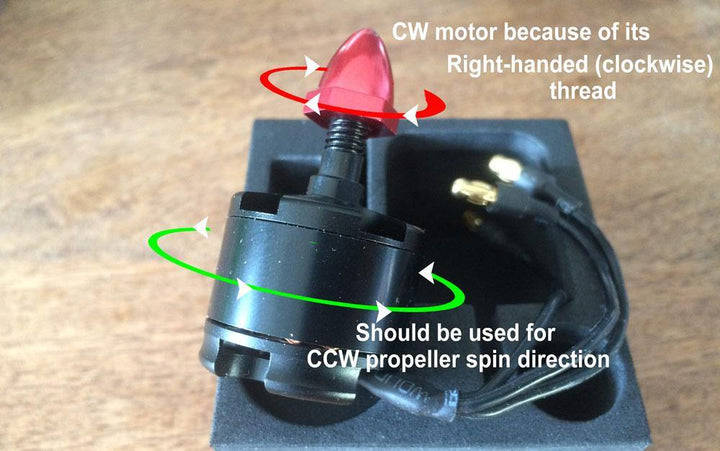 Propeller Mount Holder Normal thread CCW Motor
