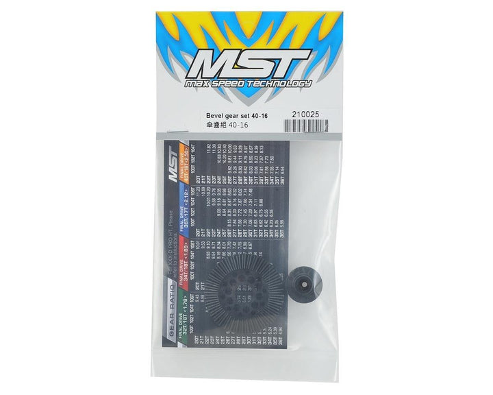 MST Bevel Gear Set (40/16T) MXS-210025 - Excel RC