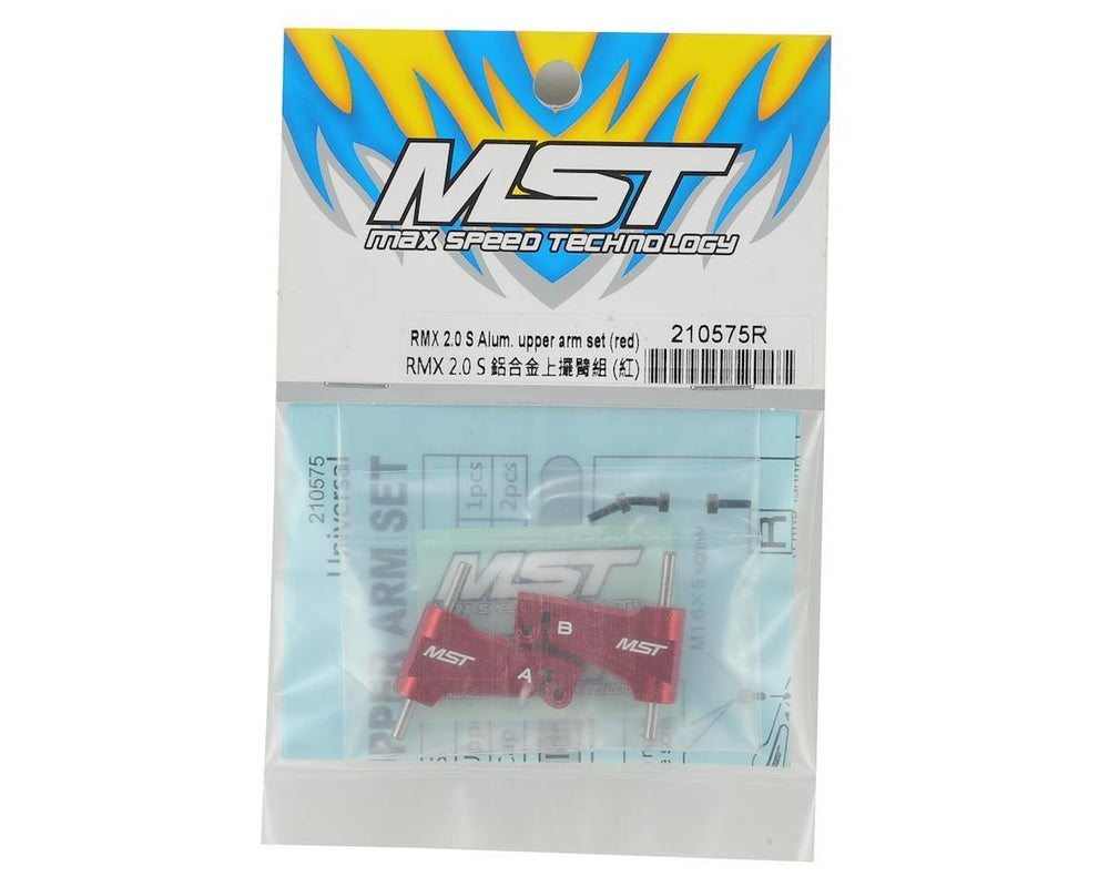 MST RMX 2.0 Aluminum Upper Arm Set (Red) MXS-210575R - Excel RC