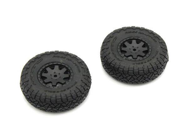 Kyosho Premounted Tire/Wheelw/Weight2pcs 4Runner MXTH001HW - Excel RC