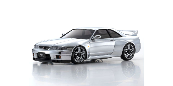 Kyosho ASC MA020S Mini-Z CUP 20th Anniversary NISSAN SKYLINE GT-R V.Spec (R33) Chrome Silver MZP438CS