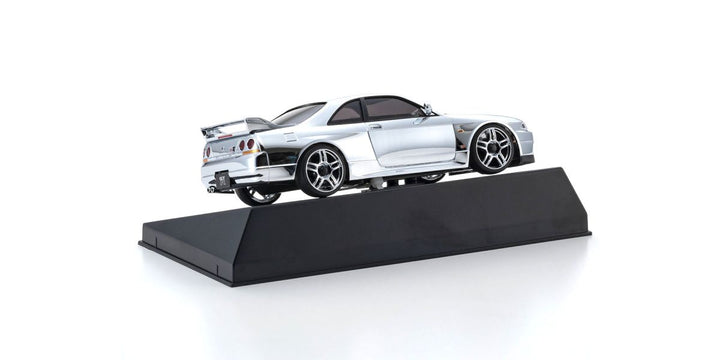 Kyosho ASC MA020S Mini-Z CUP 20th Anniversary NISSAN SKYLINE GT-R V.Spec (R33) Chrome Silver MZP438CS