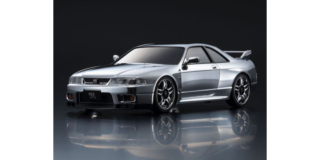 Kyosho ASC MA020S Mini-Z CUP 20th Anniversary NISSAN SKYLINE GT-R V.Spec (R33) Chrome Silver MZP438CS