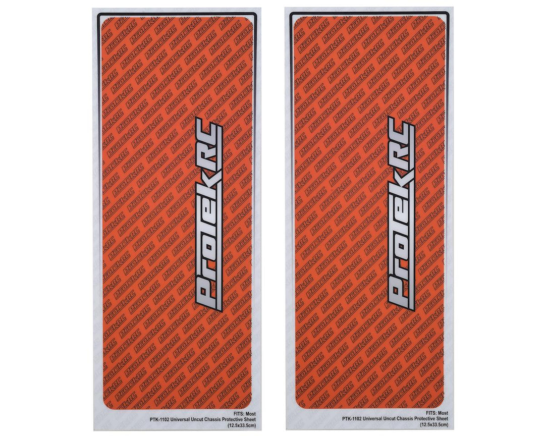 ProTek RC Universal Chassis Protective Sheet (Orange) (2) PTK-1102-ORG