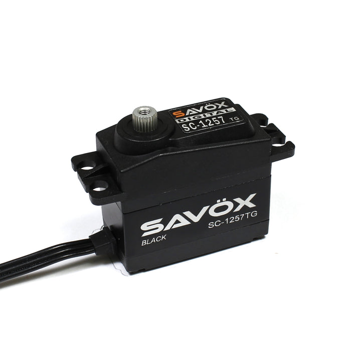 Savox BLACK EDITION STANDARD SIZE CORELESS DIGITAL SERVO .07/139 SAVSC1257TG-BE