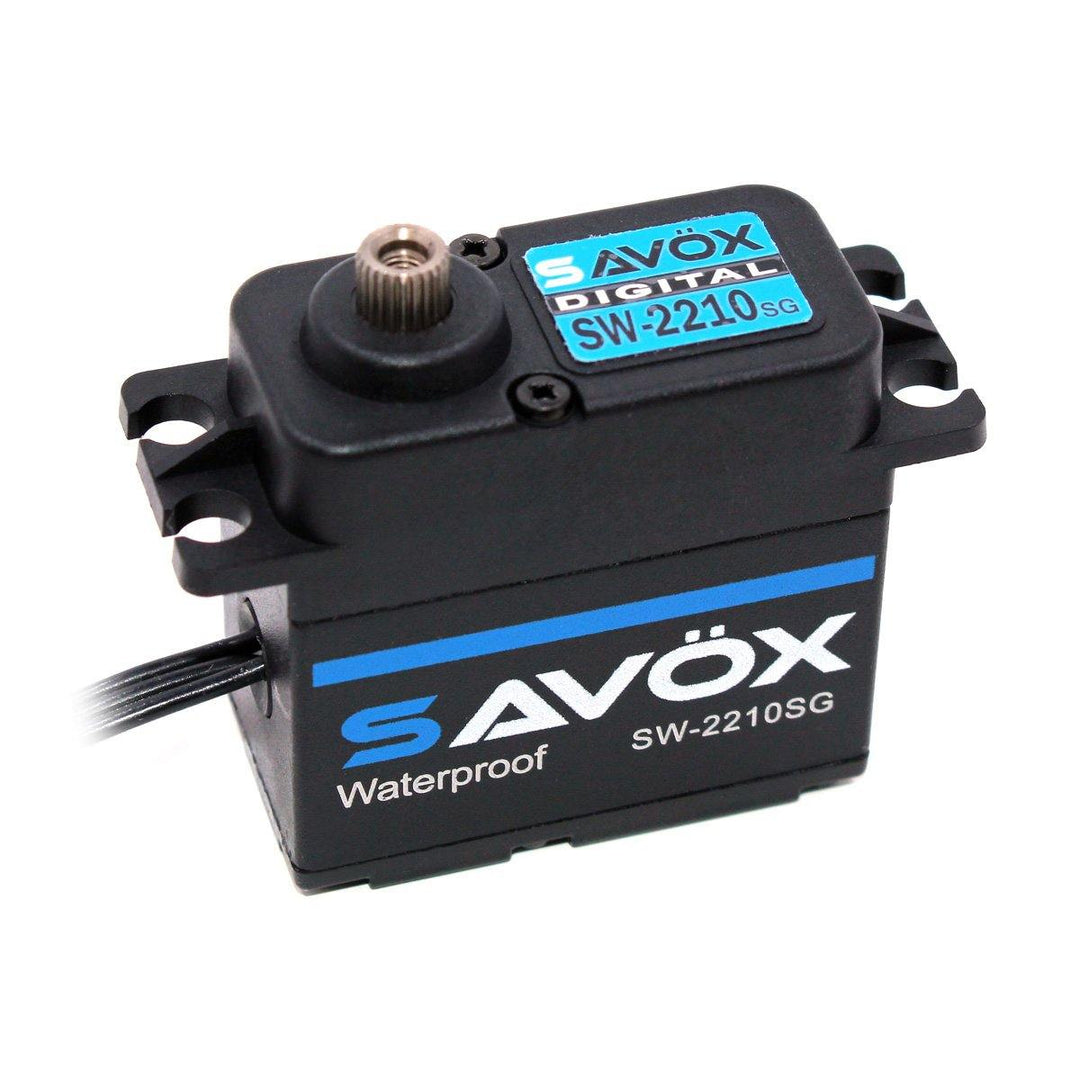 Savox Waterproof HV Brushless Digital Servo Black Edition SAVSW2210SG-BE - Excel RC