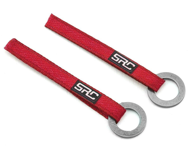 Sideways RC Scale Drift Nylon Tow Sling w/Ring Hook (Red) (2) SDW-TSL-RINGH-RD - Excel RC