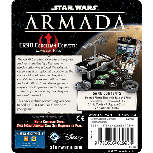 Star Wars: Armada - CR90 Corellian Corvette Expansion Pack - Excel RC