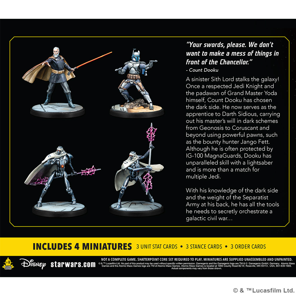 Star Wars: Shatterpoint - Twice the Pride: Count Dooku Squad Pack