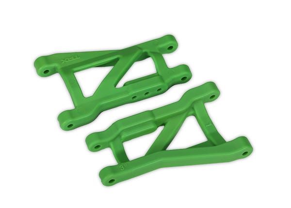 Traxxas 2750G Suspension Arms, Green, Rear, Heavy Duty (2)