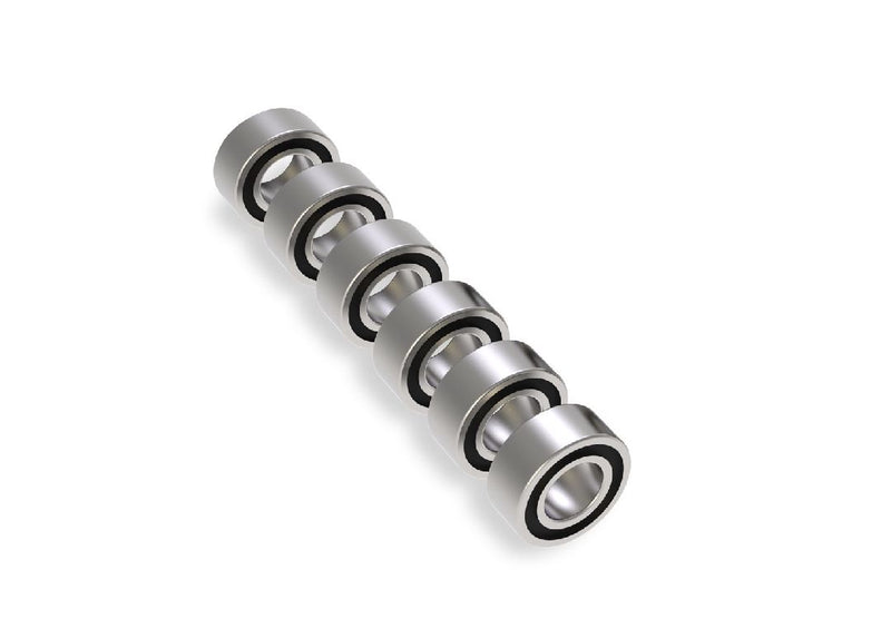 Ball Bearing Set, Transmission, Black Rubber Sealed (Contains 3X6X2.5Mm Bearings (6)) 9745R