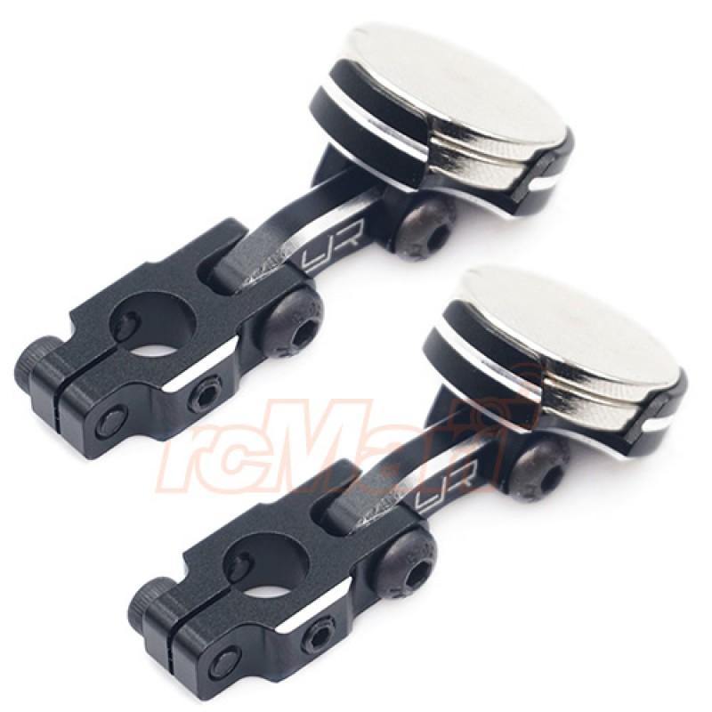Yeah Racing Aluminum CNC Magnetic Invisible Body Mount (Black) - Excel RC